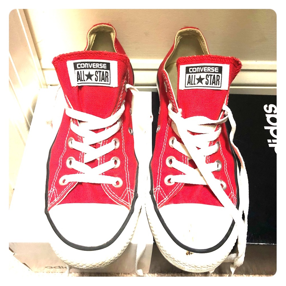 Converse sneakers, Red, size 8